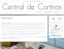 Tablet Screenshot of centraldecortinas.com.br